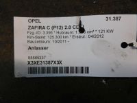 Anlasser <br>OPEL ZAFIRA C (P12) 2.0 CDTI